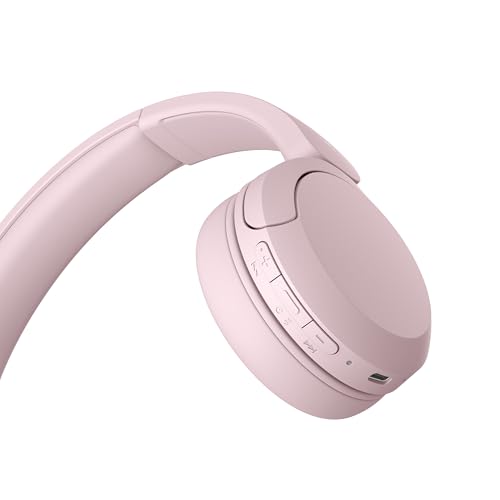 Sony WH-CH520 Wireless Headphones, 50 hours battery life, Clearer hands-free calling, Multipoint Connection, On-ear style, Blue, UAE Version - 1-Year warranty