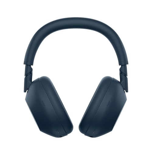 Sony WH-1000XM6 The Best Wireless Noise Canceling Headphones, HD NC Processor QN3, 12 Microphones, Adaptive NC Optimizer, Mastered by Engineers, Studio-Quality, 30-Hour Battery, Midnight Blue | HD NC Processor QN3, 12 Microphones