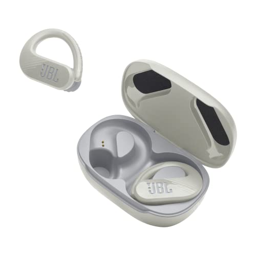 JBL Soundgear Clips True Wireless Open-Ear Headphones, SonicArc Design, Up to 32 Hours Playtime, 4 Beamforming Microphones, IP54 Water and Dust Proof, JBL OpenSound Technology, Ghost Black