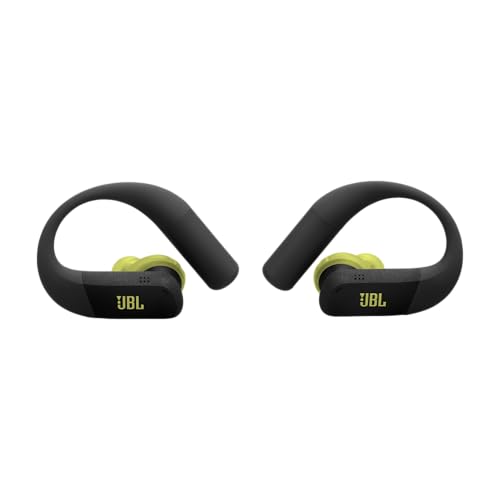 JBL Soundgear Clips True Wireless Open-Ear Headphones, SonicArc Design, Up to 32 Hours Playtime, 4 Beamforming Microphones, IP54 Water and Dust Proof, JBL OpenSound Technology, Ghost Black