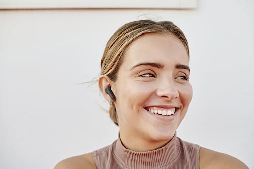 JBL Wave Beam 2 Adaptive Noise Cancelling with Smart Ambient True Wireless Earbuds, Deep Bass, Comfort Fit, 40H Battery, Hands-Free + VoiceAware, Water and Dust Resistant - Black, JBLWBEAM2BLK | Bluetooth 5.3, Up to 40 Hours of Autonomy