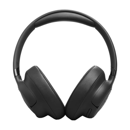 JBL Tune 520BT Wireless On-Ear Headphones, Pure Bass Sound, 57H Battery with Speed Charge, Hands-Free Call + Voice Aware, Multi-Point Connection, Lightweight and Foldable - Black, JBLT520BTBLKEU