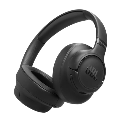 JBL Tune 520BT Wireless On-Ear Headphones, Pure Bass Sound, 57H Battery with Speed Charge, Hands-Free Call + Voice Aware, Multi-Point Connection, Lightweight and Foldable - Black, JBLT520BTBLKEU