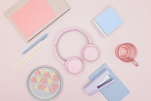 Sony WH-CH520 Wireless Headphones, 50 hours battery life, Clearer hands-free calling, Multipoint Connection, On-ear style, Blue, UAE Version - 1-Year warranty