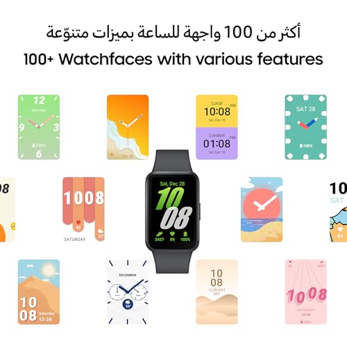 Samsung Galaxy Fit3 Smartwatch, Exercise and Sleep Tracking, Fall Detection, Bluetooth, 40mm, Gray