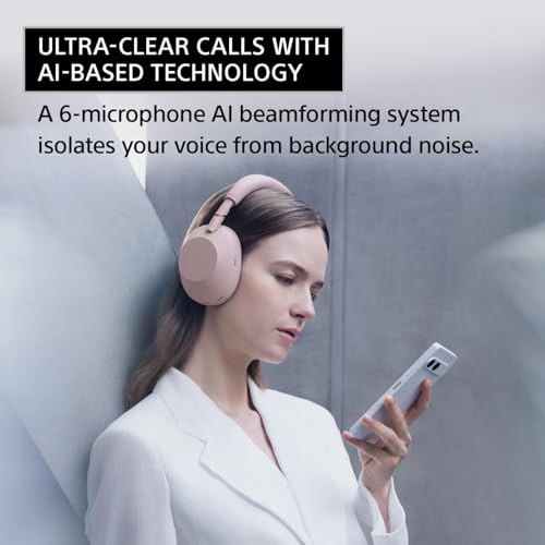 Sony WH-1000XM6 The Best Wireless Noise Canceling Headphones, HD NC Processor QN3, 12 Microphones, Adaptive NC Optimizer, Mastered by Engineers, Studio-Quality, 30-Hour Battery, Midnight Blue | HD NC Processor QN3, 12 Microphones