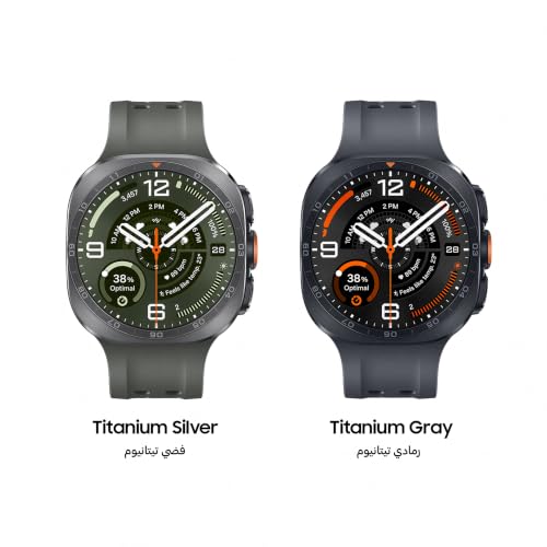 Samsung Galaxy Watch Ultra2 Titanium Silver, 47mm, Bluetooth, Rugged Luxury design, 800 mAh Battery, Fast Charging,Energy Score, 2 Years Manufacturer Extended Warranty (UAE Version)(Amazon Exclusive)