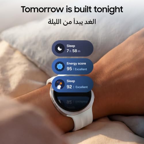 Samsung Galaxy Watch9 Cream, 40mm, Bluetooth, Slimness, Comfort fit, Signature Cushion Design, Personalized Sleep Experience,Health Coaching, 2 Years Extended Warranty (UAE Version)(Amazon Exclusive)