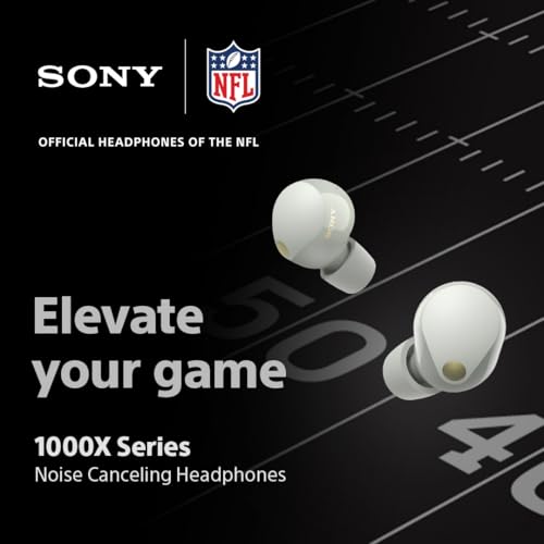 Sony WF-1000XM5 The Best Truly Wireless Noise Cancelling Earbuds Silver, Universal
