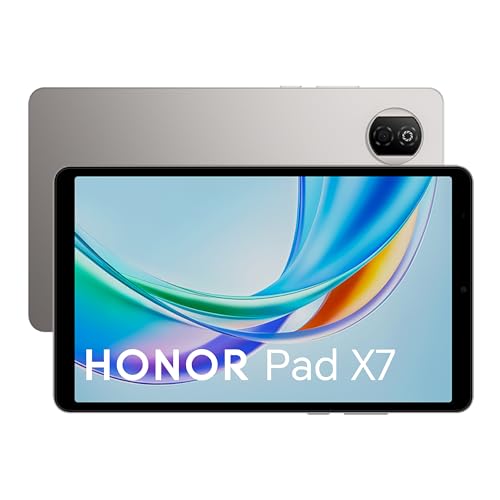 HONOR Pad X7 8.7" Wi-Fi Tablet, 4GB RAM 128GB Storage, 90Hz Display, Snapdragon 680, Android 15, Gray with Cover Case (UAE Version)