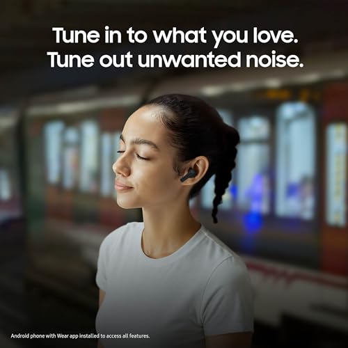 SAMSUNG Galaxy Buds 3 FE (2025) True Wireless Bluetooth Earbuds, Active Noise Cancellation, Powerful Sound, Clear Calls, Long Lasting Battery, Hands Free AI, Black | Active Noise Cancellation, Powerful Sound, Clear Calls, Long Lasting Battery