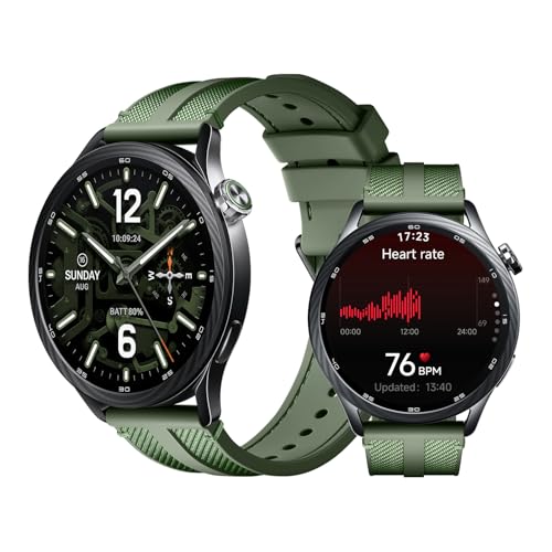 XIAOMI Watch S5 46mm, Smartwatch for Men and Women, 1.48" AMOLED, Fitness Tracker with Heart Rate/Sleep Monitoring, 21 days battery life, 150+ sports modes, dual-band GPS, Android&iOS, Silver