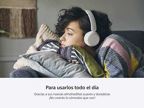 Sony WH-CH520 Wireless Headphones, 50 hours battery life, Clearer hands-free calling, Multipoint Connection, On-ear style, Blue, UAE Version - 1-Year warranty