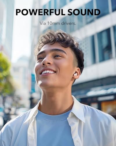 soundcore P30i by Anker Noise Cancelling Earbuds, Strong and Smart Noise Cancelling, Powerful Bass, 45H Playtime, 2-in-1 Case and Phone Stand, IP54, Wireless Earbuds, Bluetooth 5.4, App Control | Strong and Smart Noise Cancelling, Powerful Bass