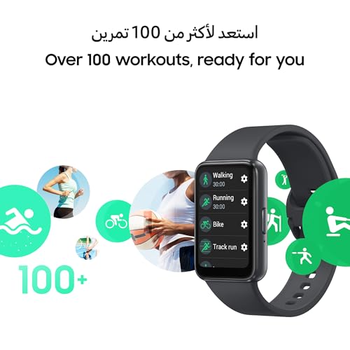 Samsung Galaxy Fit3 Smartwatch, Exercise and Sleep Tracking, Fall Detection, Bluetooth, 40mm, Gray