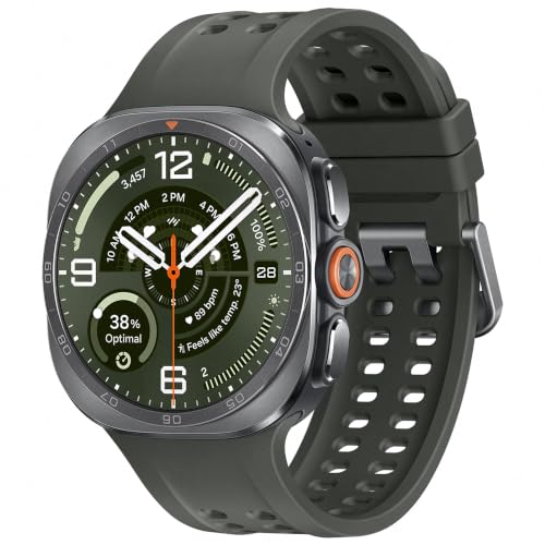 Samsung Galaxy Watch Ultra2 Titanium Silver, 47mm, Bluetooth, Rugged Luxury design, 800 mAh Battery, Fast Charging,Energy Score, 2 Years Manufacturer Extended Warranty (UAE Version)(Amazon Exclusive)