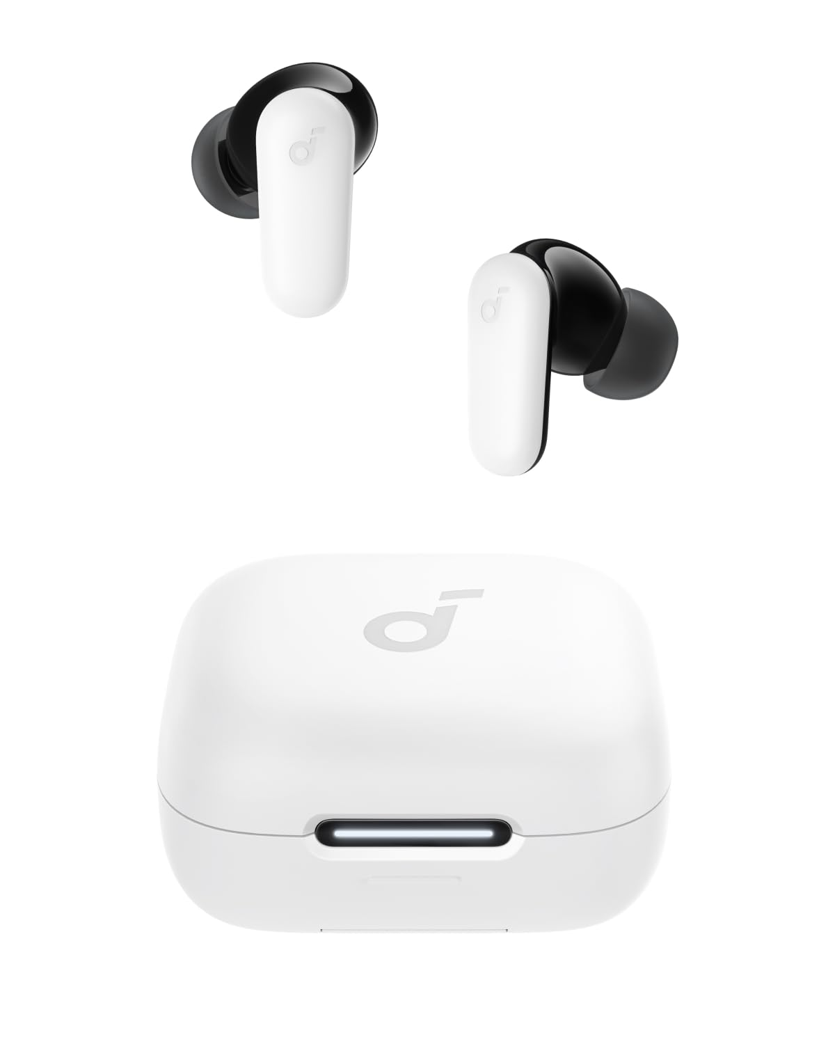 soundcore P30i by Anker Noise Cancelling Earbuds, Strong and Smart Noise Cancelling, Powerful Bass, 45H Playtime, 2-in-1 Case and Phone Stand, IP54, Wireless Earbuds, Bluetooth 5.4, App Control | Strong and Smart Noise Cancelling, Powerful Bass