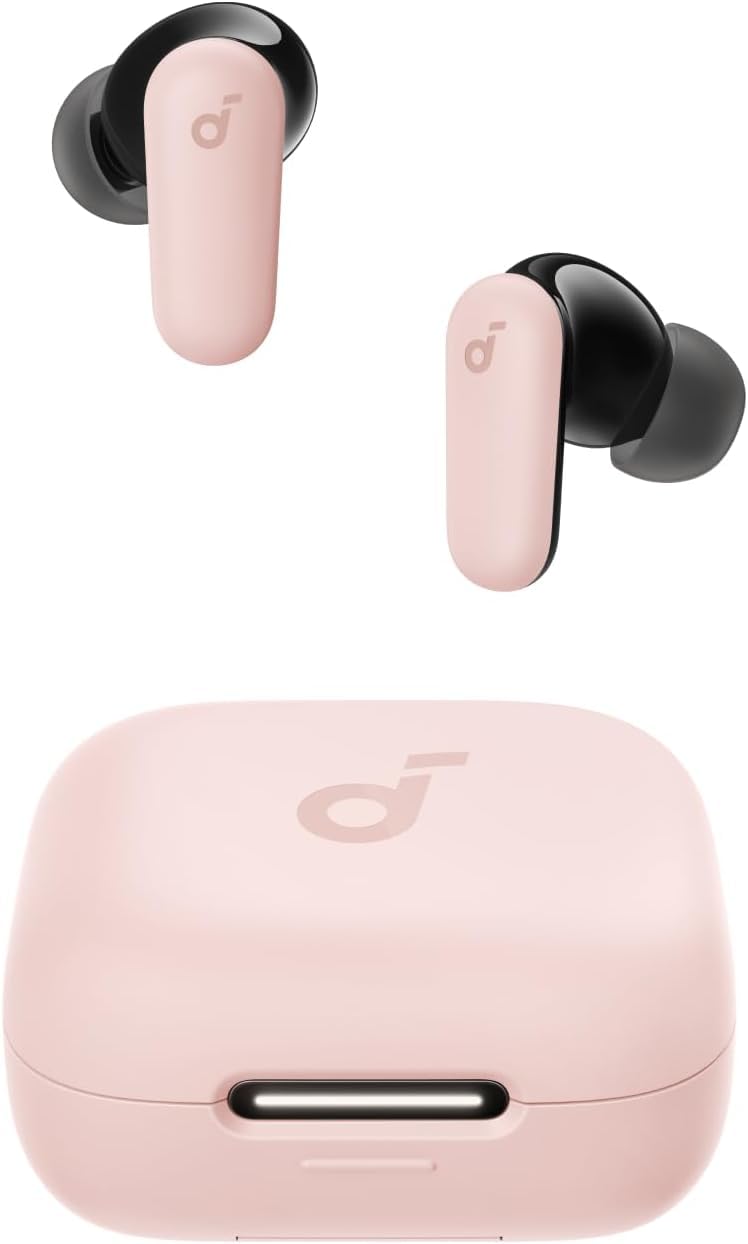 soundcore P30i by Anker Noise Cancelling Earbuds, Strong and Smart Noise Cancelling, Powerful Bass, 45H Playtime, 2-in-1 Case and Phone Stand, IP54, Wireless Earbuds, Bluetooth 5.4, App Control | Strong and Smart Noise Cancelling, Powerful Bass