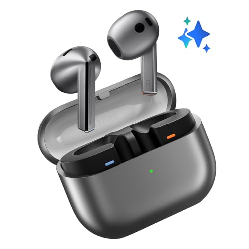 SAMSUNG Galaxy Buds 3 Pro AI True Wireless Bluetooth Earbuds, Noise Cancelling, Sound Optimization, Real-Time Interpreter, Redesigned Comfort Fit, Silver [US Version]
