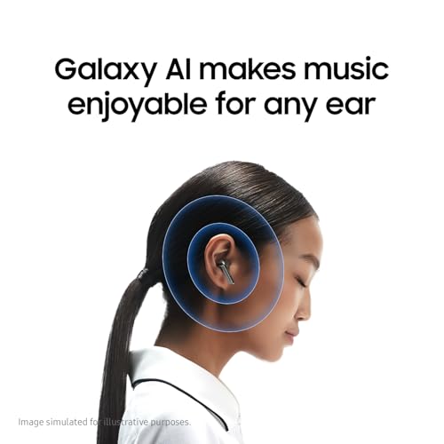 SAMSUNG Galaxy Buds 3 Pro AI True Wireless Bluetooth Earbuds, Noise Cancelling, Sound Optimization, Real-Time Interpreter, Redesigned Comfort Fit, Silver [US Version]