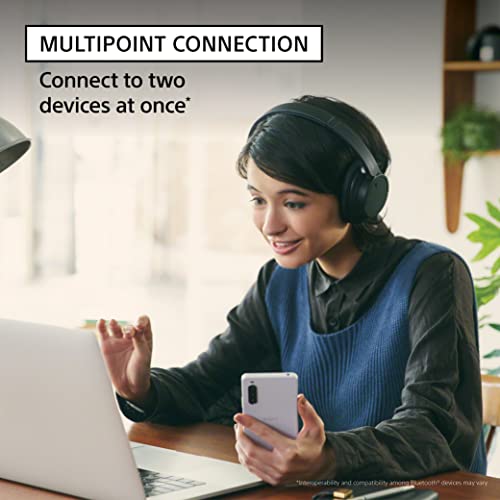 Sony WH-CH720N Wireless Noise Cancelling Headphones, 35 hours battery life, Clearer hands-free calling, Multipoint Connection, White, UAE Version - 1-Year warranty