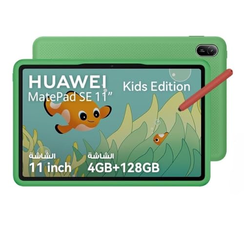 HUAWEI MatePad SE Tablet, 11-inch Eye Comfort Display, Large Capacity 7700 mAH Battery, 6GB+128GB, Wifi, Nebula Gray, 12-Months HuaweiCare+ (Amazon Exclusive)