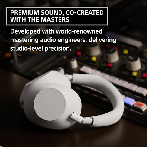 Sony WH-1000XM6 The Best Wireless Noise Canceling Headphones, HD NC Processor QN3, 12 Microphones, Adaptive NC Optimizer, Mastered by Engineers, Studio-Quality, 30-Hour Battery, Midnight Blue | HD NC Processor QN3, 12 Microphones