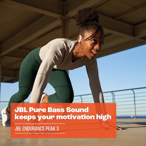 JBL Soundgear Clips True Wireless Open-Ear Headphones, SonicArc Design, Up to 32 Hours Playtime, 4 Beamforming Microphones, IP54 Water and Dust Proof, JBL OpenSound Technology, Ghost Black