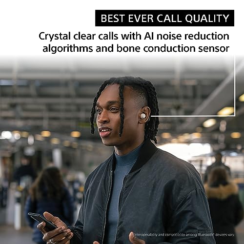 Sony WF-1000XM5 The Best Truly Wireless Noise Cancelling Earbuds Silver, Universal