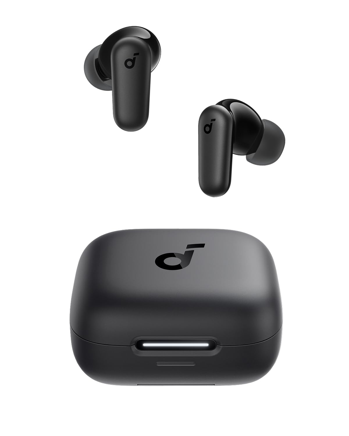 soundcore P30i by Anker Noise Cancelling Earbuds, Strong and Smart Noise Cancelling, Powerful Bass, 45H Playtime, 2-in-1 Case and Phone Stand, IP54, Wireless Earbuds, Bluetooth 5.4, App Control | Strong and Smart Noise Cancelling, Powerful Bass