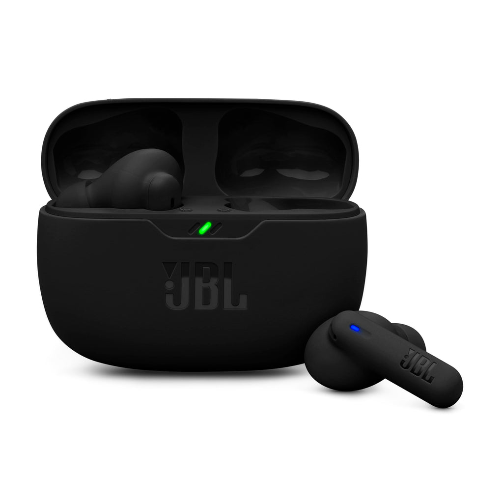 JBL Wave Beam 2 Adaptive Noise Cancelling with Smart Ambient True Wireless Earbuds, Deep Bass, Comfort Fit, 40H Battery, Hands-Free + VoiceAware, Water and Dust Resistant - Black, JBLWBEAM2BLK | Bluetooth 5.3, Up to 40 Hours of Autonomy