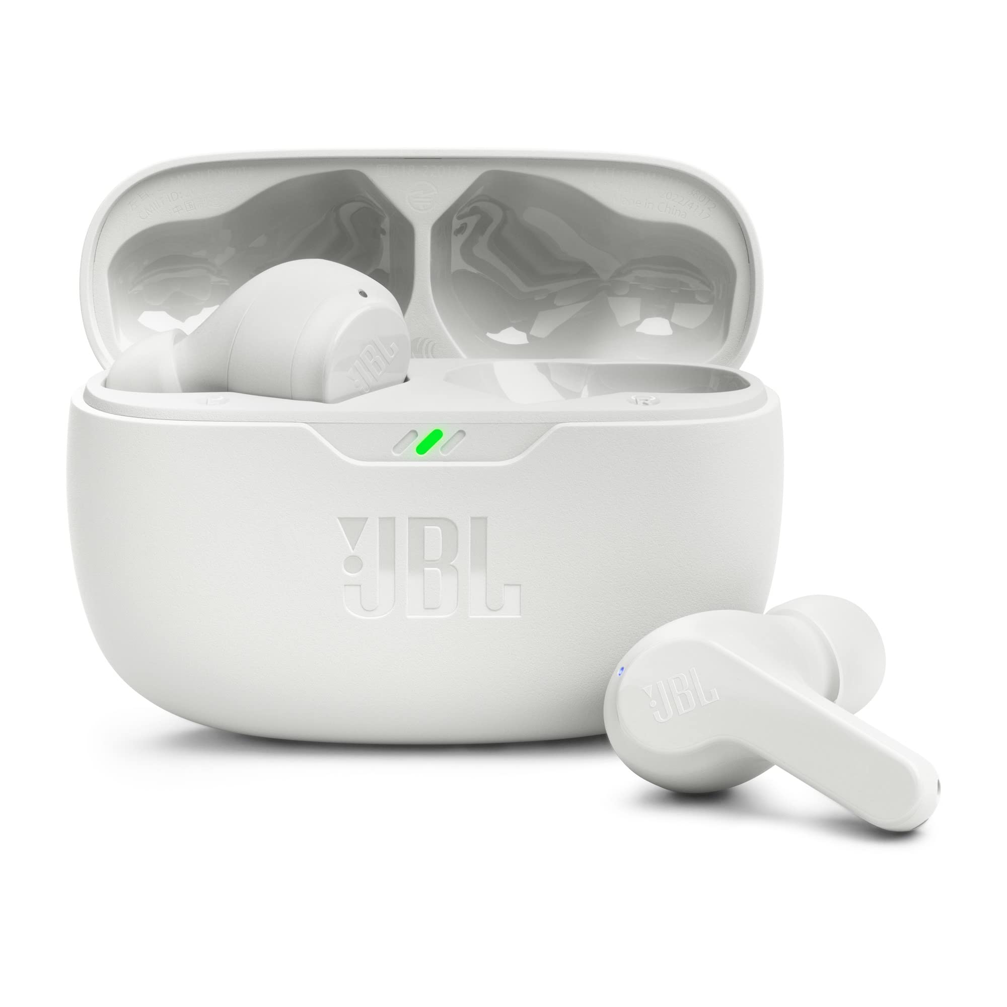 JBL Wave Beam 2 Adaptive Noise Cancelling with Smart Ambient True Wireless Earbuds, Deep Bass, Comfort Fit, 40H Battery, Hands-Free + VoiceAware, Water and Dust Resistant - Black, JBLWBEAM2BLK | Bluetooth 5.3, Up to 40 Hours of Autonomy