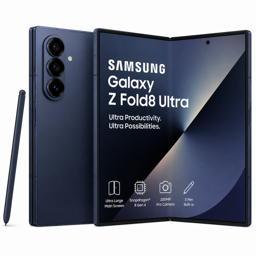Samsung Galaxy Z Fold8 Ultra (UAE Version) | Foldable 5G Smartphone, Galaxy AI, Dynamic AMOLED 2X & Pro Camera