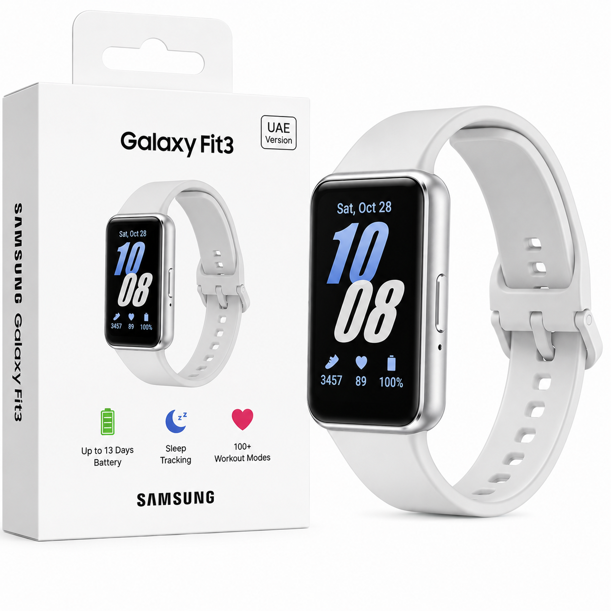 Samsung Galaxy Fit3 (UAE Version) Smart Fitness Band | AMOLED Display, Health Tracking & 13-Day Battery Secondary image