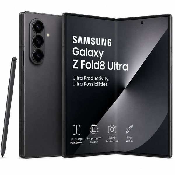 Samsung Galaxy Z Fold8 Ultra (UAE Version) | Foldable 5G Smartphone, Galaxy AI, Dynamic AMOLED 2X & Pro Camera